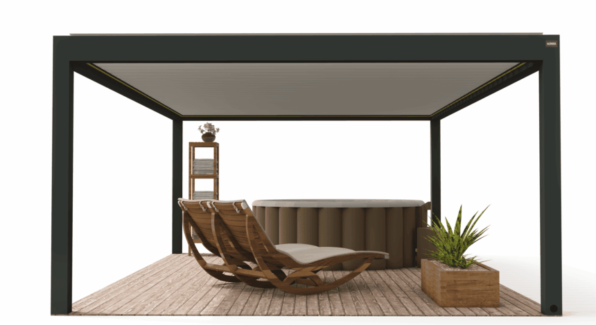 Bioklimatická hliníková pergola Barcelona S5002 - Photo-min